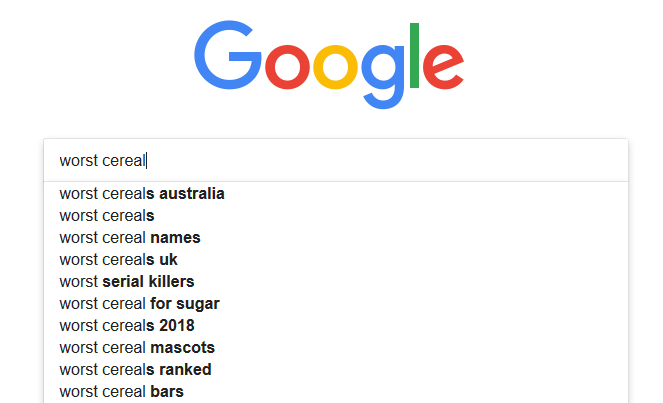 Google Autocomplete